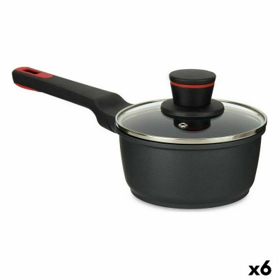 Saucepan with Lid Kinvara Black Metal Aluminium Bakelite Cast aluminium Ø 16 cm 17,1 x 14 x 35,2 cm (6 Units)