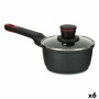 Saucepan with Lid Kinvara Black Metal Aluminium Bakelite Cast aluminium Ø 16 cm 17,1 x 14 x 35,2 cm (6 Units)