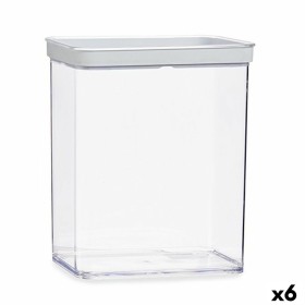 Bocal Gondol Transparent Silicone polystyrène ABS 3,3 L 10,5 x 23,7 x 21 cm (6 Unités)