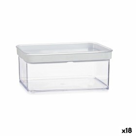 Bocal Gondol Transparent Silicone polystyrène ABS Plastique 1,1 L 10,5 x 9 x 21 cm (18 Unités)