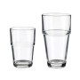 Set of glasses Vivalto Transparent Glass 260 ml 370 ml (4 Units)
