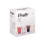 Set of glasses Vivalto Transparent Glass 260 ml 370 ml (4 Units)