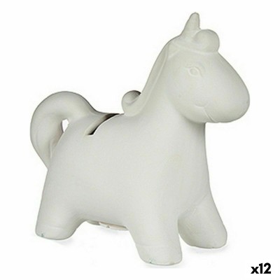 Paint Your Own Money Box Pincello Ceramic Unicorn 6,4 x 13 x 14 cm 14 x 13 x 6 cm 14 x 13 x 6,5 cm 13 x 12,7 x 6 cm (12 Units)