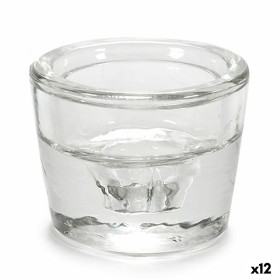 Bougeoir Gift Decor Transparent verre 6 x 4,3 x 6 cm (12 Unités)