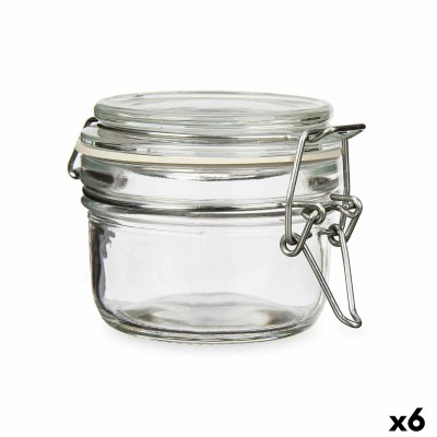 Jar Vivalto Transparent 120 ml (6 Units)