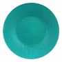 Assiette plate Vivalto Turquoise verre 27,5 x 2 x 27,5 cm (6 Unités)