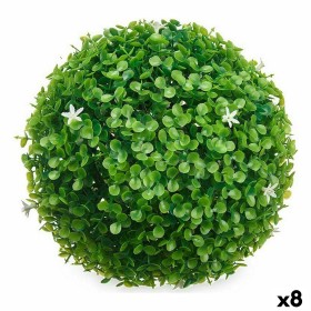 Decorative Plant Ibergarden Plastic Flowers Sheets Ball 22 x 22 x 22 cm (8 Units)