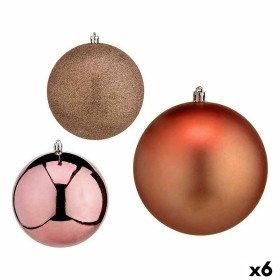 Set of Christmas balls Krist+ Copper Plastic (6 Units)