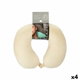 Neck Pillow Blue Black Beige Grey 31 x 10,5 x 27,4 cm (4 Units)