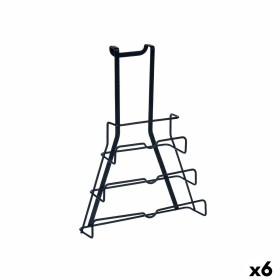 Kitchen Utensils Stand Kinvara Metal Iron 27 x 37 x 9 cm 27 x 35,5 x 9 cm Frying Pan Lid (6 Units)