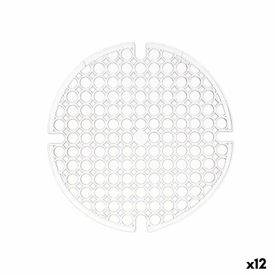 Non-slip Mat Kinvara Transparent Plastic 29 x 0,1 x 29 cm Sink (12 Units)
