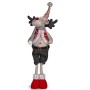 renne de noël Krist+ FG09-PX21383A Rouge Gris renne de noël 13 x 65 x 18 cm (4 Unités)