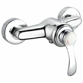 Mitigeur Rousseau Byron Gris Chrome Métal Laiton 15 cm Douche