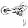 Mitigeur Rousseau Byron Gris Chrome Métal Laiton 15 cm Douche