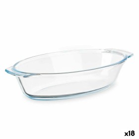 Plat à Gratin Vivalto Transparent Verre Borosilicaté 700 ml 23,6 x 5,3 x 13 cm Avec des poignées (18 Unités)