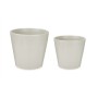 Set de pots Ibergarden Gris Argile Ø 22 cm Ø 28 cm 28 x 27 x 28 cm 2 Pièces