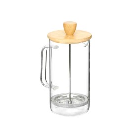 Théière Vivalto Naturel verre Bambou Verre Borosilicaté 600 ml