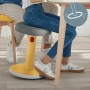 Ergonomic Stool Leitz Ergo Cosy Active Yellow Plastic
