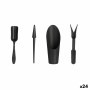 Set d'outils Ibergarden Anthracite polypropylène Jardin (24 Unités)