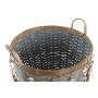 Basket set DKD Home Decor Multicolour Bamboo (3 Pieces)