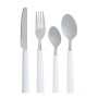 Cutlery Set Kinvara White Silver Stainless steel Plastic 22,5 x 37,5 x 4,5 cm 23 x 38 x 5 cm (6 Units)