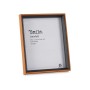 Photo frame Gift Decor Brown Black Crystal MDF Wood (6 Units)