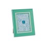 Photo frame Gift Decor Green Crystal Plastic (6 Units)