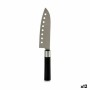 Kitchen Knife Kinvara Black Silver Stainless steel Plastic 5 x 30 x 2,5 cm (12 Units)