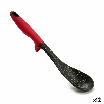 Louche Nylon 7 x 32 x 7 cm Noir Rouge (12 Unités)