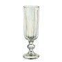 Coupe de champagne Vivalto Vert verre 160 ml Rayures (6 Unités)