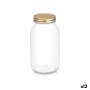 Bocal Vivalto Transparent Doré 950 ml (12 Unités)