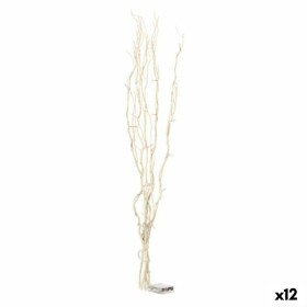 Bouquets Gift Decor Naturel Bois 20 x 90 x 6 cm Lumière LED (12 Unités)