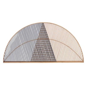 Headboard Gift Decor Brown Black Natural 160 x 80,5 x 2 cm Triangle