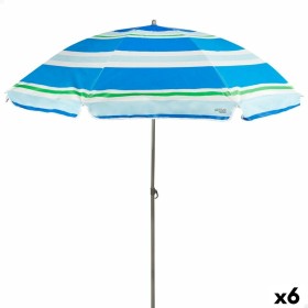 Umbrella Aktive Blue Red Ø 200 cm 200 x 196 x 200 cm UV50 (6 Units)