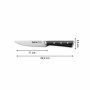 Kitchen Knife Tefal K2320914 ICE FO Black Medium Stainless steel 11 cm