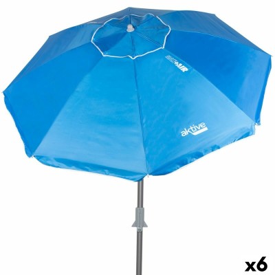 Umbrella Aktive Blue 220 x 225 x 220 cm (6 Units)