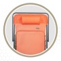 Reclining lounder Aktive Orange 53 x 87 x 78 cm (4 Units)