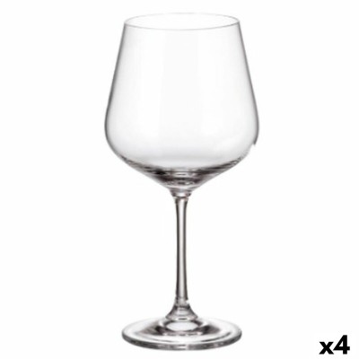 Wine glass set Bohemia Crystal Sira 600 ml 6 Pieces (6 Units) (4 Units)