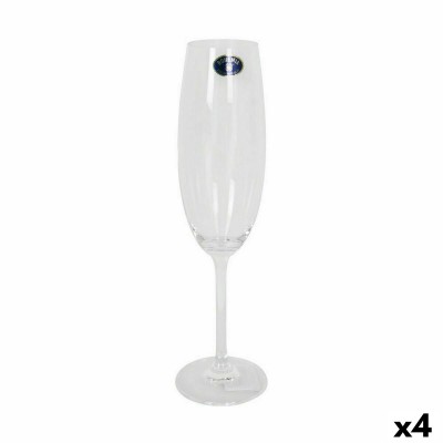 Coupe de champagne Bohemia Crystal Clara 220 ml Champagne 6 Pièces (4 Unités)