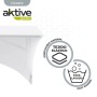 Étui de protection Aktive Blanc 122 x 76 x 61 cm Table Accessoires Voitures Route (6 Unités)