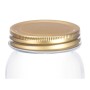Jar Vivalto Transparent Golden 500 ml (8 Units)