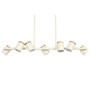 Ceiling Light Home ESPRIT White Wood Metal 104 X 18 X 164 CM