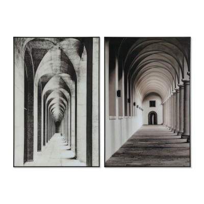 Cadre Home ESPRIT Aluminium Verre 80 x 2,5 x 120 cm