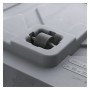 Plant pot Deroma Grey 49 x 49 x 49,5 cm Plastic Squared Bucket Ø 49 x 45 cm