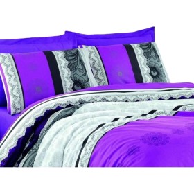 Duvet cover set Purple Super king 3 Pieces