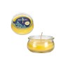 Candle Ibergarden Yellow Glass Wax 7,7 x 4 x 7,7 cm (24 Units)