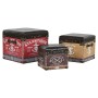 Set of decorative boxes Home ESPRIT Brown Multicolour Polyurethane Wood Vintage (3 Pieces)