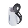 Kettle JATA White Black 2200 W Stainless steel Plastic 1 L