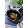 Casserole avec Couvercle Baumalu Noir 11 L