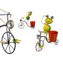 Cache-pot Ibergarden Jaune Rouge Vert Métal Bicyclette Grenouille 31,5 x 32 x 17 cm